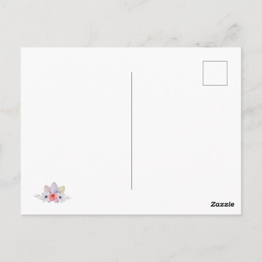 Frohe Ostern rosa Osterei Briefkaart (Achterkant)