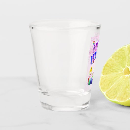 Frohe Ostern Shot Glas (Links)