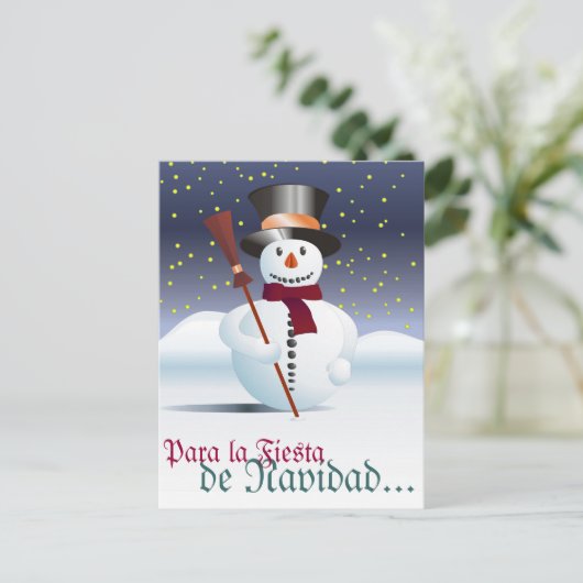 Frohe Weihnacht Briefkaart (Staand voorkant)