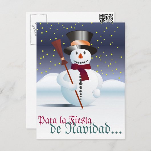 Frohe Weihnacht Briefkaart (Voorkant / Achterkant)