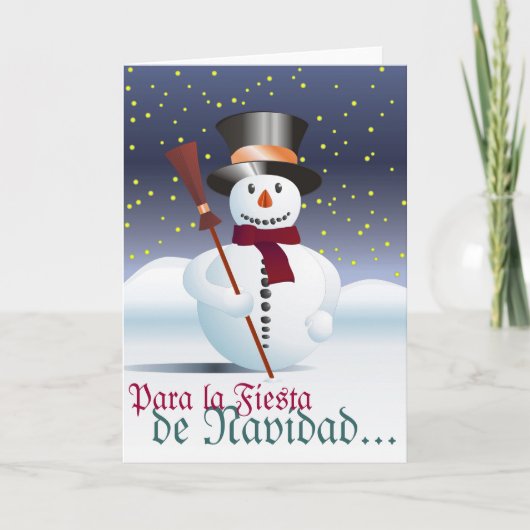 Frohe Weihnacht Feestdagen Kaart (Voorkant)