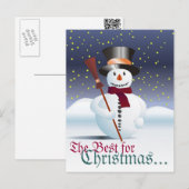 Frohe Weihnacht Feestdagenkaart (Voorkant / Achterkant)