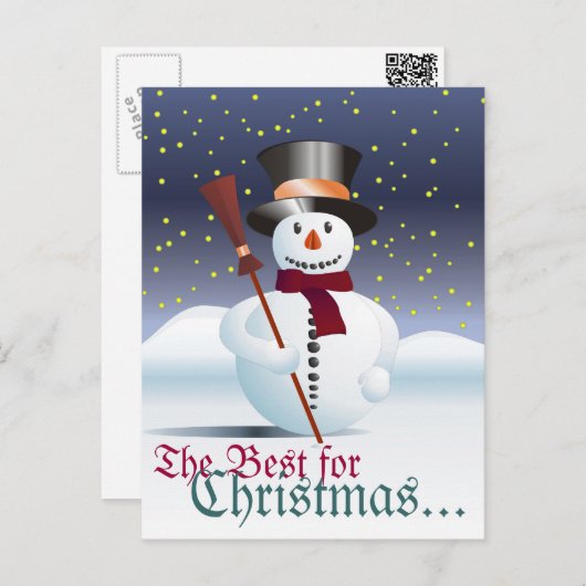 Frohe Weihnacht Feestdagenkaart (Voorkant / Achterkant)