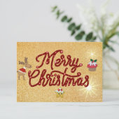 Frohe Weihnacht Kaart (Staand voorkant)