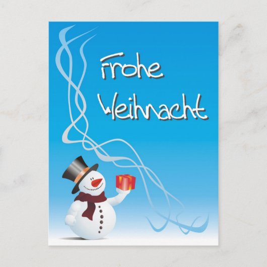Frohe Weihnacht... / Vrolijk kerstfeest Feestdagenkaart (Voorkant)