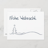 Frohe Weihnacht... / Vrolijk kerstfeest Feestdagenkaart (Voorkant / Achterkant)