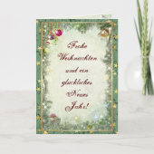 Frohe Weihnachten (aanpasbaar) Holiday Kaart (Voorkant)