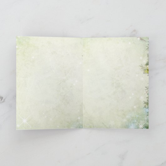 Frohe Weihnachten (aanpasbaar) Holiday Kaart (Binnen)