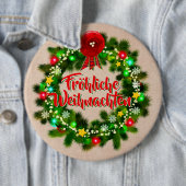 Frohe Weihnachten Abzeichen Kerstmis Ronde Button 6,0 Cm (In situ)