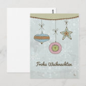Frohe Weihnachten Briefkaart (Voorkant / Achterkant)