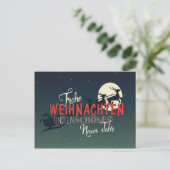 Frohe Weihnachten Briefkaart (Staand voorkant)