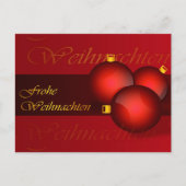 Frohe Weihnachten Briefkaart (Voorkant)