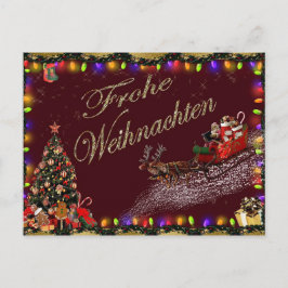 Frohe Weihnachten Briefkaart