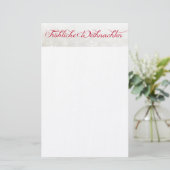 Frohe Weihnachten Briefpapier (Staand voorkant)