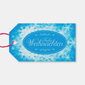 Frohe Weihnachten Cadeaulabel (Achterkant Horizontaal)