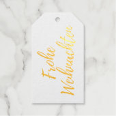 Frohe Weihnachten Cadeaulabels (Voorkant)