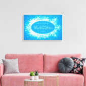 Frohe Weihnachten Canvas Afdruk (Insitu (Woonkamer))