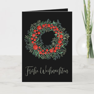 Frohe Weihnachten, Duits kerstfeest Feestdagen Kaart