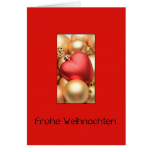 Frohe Weihnachten, duitse kerstkaart