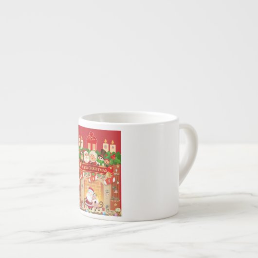 Frohe Weihnachten  Espresso Kop (Voorkant rechts)