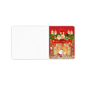 Frohe Weihnachten Etiket (Voorkant)