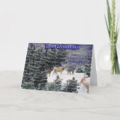 Frohe Weihnachten Feestdagen Kaart (Voorkant)