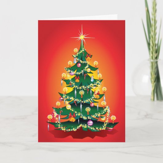 Frohe Weihnachten! Feestdagen Kaart (Voorkant)