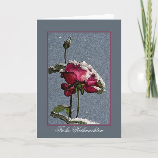 Frohe Weihnachten Feestdagen Kaart (Voorkant)