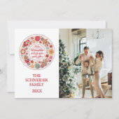 Frohe Weihnachten Feestdagenkaart (Voorkant)