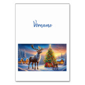 Frohe Weihnachten Fensteraufkleber Kaart (Achterkant)