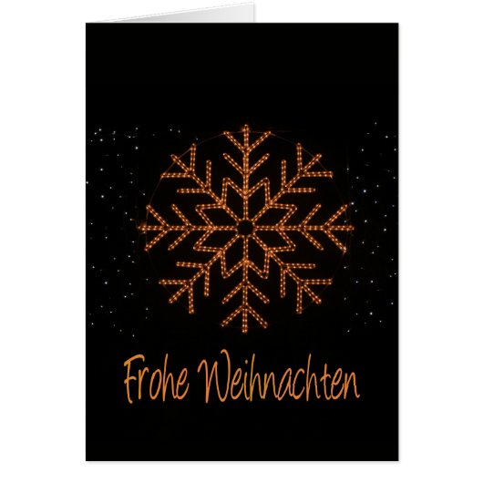 Frohe Weihnachten German Crystal Lights (Voorkant)