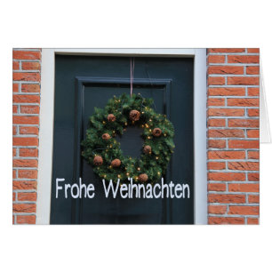 Frohe Weihnachten German KerstKaart