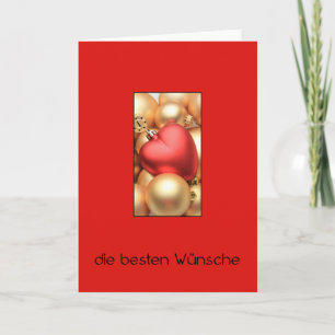 Frohe Weihnachten German KerstKaart Feestdagen Kaart