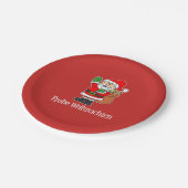 Frohe Weihnachten German Kerstkerstkerstkerstkerst Papieren Bordje (Gekanteld)