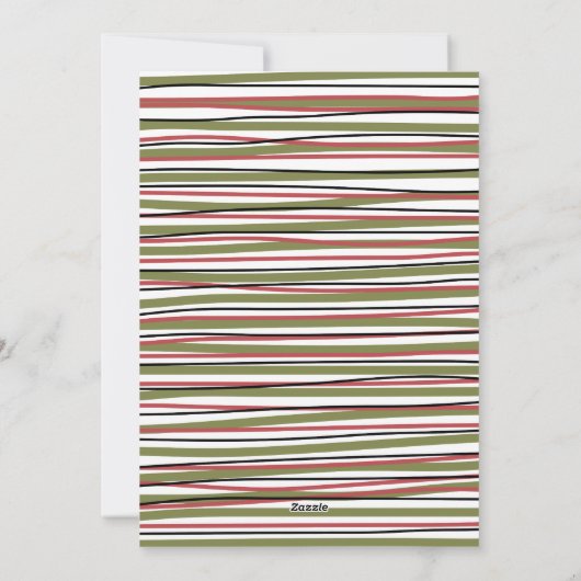 Frohe Weihnachten kerstfoto's boombijkantoor Feestdagenkaart (Achterkant)