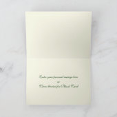 Frohe Weihnachten kerstKaart in het Duits Feestdagen Kaart (Binnen)