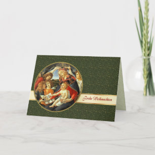 Frohe Weihnachten. kerstKaart in het Duits Feestdagen Kaart
