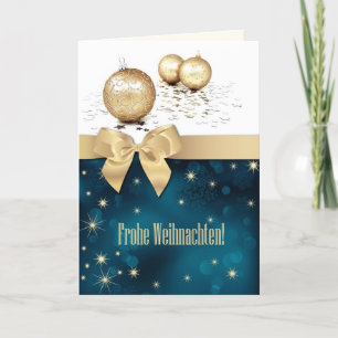 Frohe Weihnachten.KerstKaart in het Duits Feestdagen Kaart