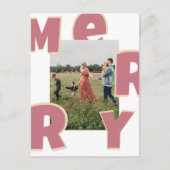 Frohe Weihnachten kundenspezifische Foto Feiertage Feestdagenkaart (Voorkant)