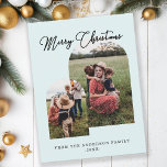 Frohe Weihnachten kundenspezifische Foto Feiertage Feestdagenkaart<br><div class="desc">Frohe Weihnachten,  kundenspezifisches Foto Urlaub Postkarte.</div>