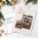 Frohe Weihnachten kundenspezifische Foto Feiertage Feestdagenkaart<br><div class="desc">Frohe Weihnachten,  kundenspezifisches Foto Urlaub Postkarte.</div>