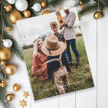 Frohe Weihnachten kundenspezifische Foto Feiertage Feestdagenkaart<br><div class="desc">Frohe Weihnachten,  kundenspezifisches Foto Urlaub Postkarte.</div>