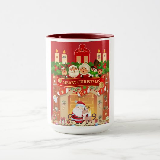 Frohe Weihnachten Mok (Midden)