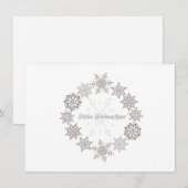 Frohe Weihnachten Notitiekaartje (Voorkant / Achterkant)