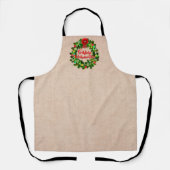 Frohe Weihnachten Schürze Kerstmis Schort (Voorkant)