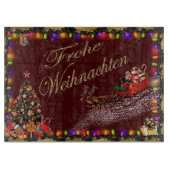 Frohe Weihnachten Snijplank (Voorkant)
