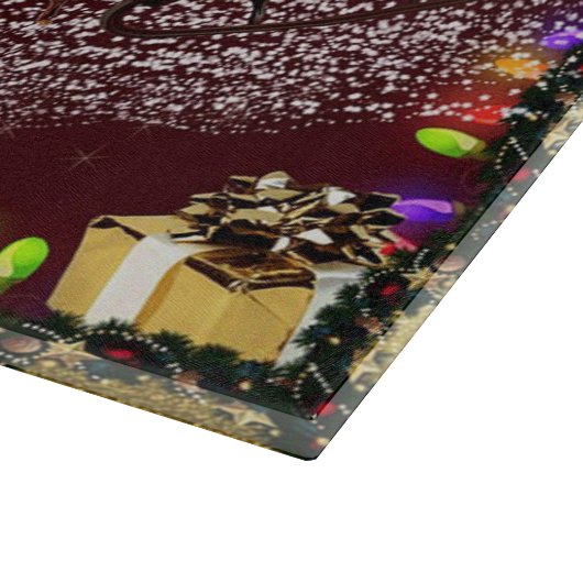 Frohe Weihnachten Snijplank (Hoek)