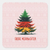 FROHE WEIHNACHTEN STICKER (Voorkant)