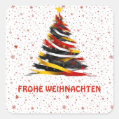 FROHE WEIHNACHTEN STICKER (Voorkant)