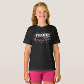 Frohe Weihnachten T-shirt (Voorkant volledig)